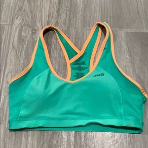 Avia Sports Bra Green with Orange